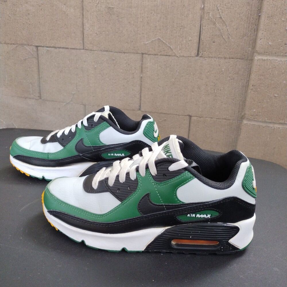Nike Air Max 90 Leather GS Shoes CD6864-020 Size Youth 5.5 Womens 7 Green